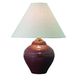 Scatchard 1-Light Table Lamp in Iron Red