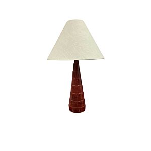 Scatchard 1-Light Table Lamp in Copper Red