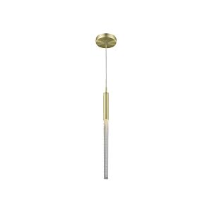 Boa 1-Light Pendant in Brushed Brass