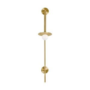 Visual Comfort Studio Nodes Wall Sconce in Burnished Brass by Kelly Wearstler