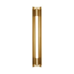 Carson 1-Light LED Bathroom Vanity Light in Burnished Brass