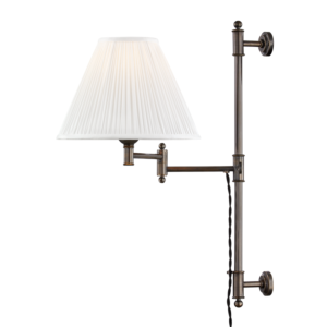  Classic No.1 by Mark D. Sikes Adjustable Wall Lamp in Distressed Bronze