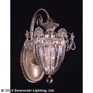 Bagatelle 1-Light Wall Sconce in Antique Silver