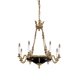 European 8-Light Chandelier