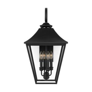 Galena 4-Light Outdoor Wall Sconce in Textured Black