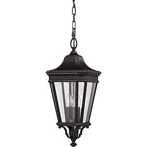 Feiss Cotswold Lane Collection 10 Inch Outdoor Lantern in Bronze Finish