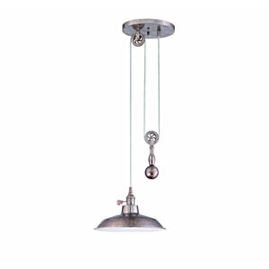 Craftmade 12" Pendant Light in Tarnished Silver