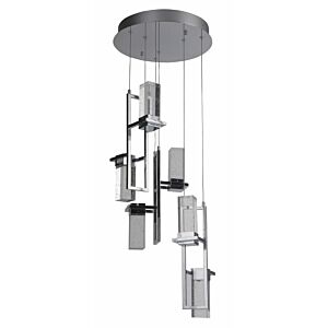 Craftmade Led Mini Pendant 6-Light 15" Mini Pendant in Chrome