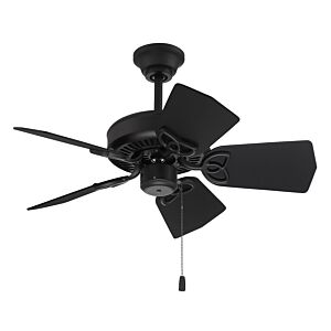 Piccolo 30" Ceiling Fan in Flat Black