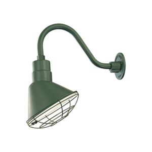 Millennium Lighting R Series 1 Light Angle Shade in Satin Green