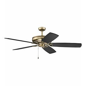 Craftmade Supreme Air Plus 62" .-Light Outdoor Ceiling Fan in Satin Brass