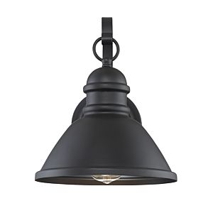 Trade Winds Lighting 1 Light Wall Sconce In Matte Black