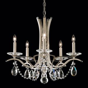 Vesca 5-Light Chandelier in Heirloom Gold