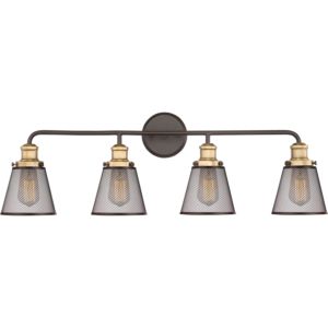 Vault Bathroom Vanity Light in Western Bronze