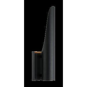 Stylus 1-Light Wall Sconce in Matte Black