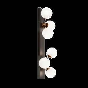 Matteo Novu 6-Light Wall Sconce In Aged Gold Brass