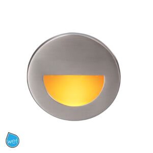 LEDme 1-Light LED Step and Wall Light in Brushed Nickel