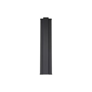 Revels 1-Light LED Outdoor Wall Sconce in Black