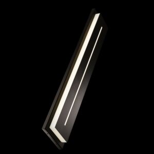 Midnight 1-Light LED Outdoor Wall Sconce in Black