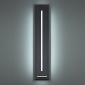 Midnight 1-Light LED Outdoor Wall Sconce in Black