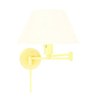 Home with Office 1-Light Wall Sconce in Satin Brass