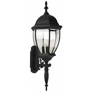 Craftmade Bent Glass 36" Outdoor Wall Light in Textured Matte Black