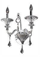 Allegri Chauvet 2 Light 20 Inch Wall Sconce in Chrome