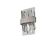 Allegri Glacier 12 Inch Wall Sconce in Chrome