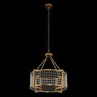 Allegri Verona 4 Light Pendant Light in Brushed Pearlized Brass