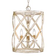 Alcott Ai 3-Light Pendant in Antique Ivory