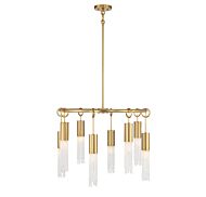 Chelsea 8-Light Chandelier in Warm Brass