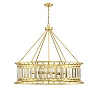 Savoy House Daintree 10 Light Chandelier in True Gold