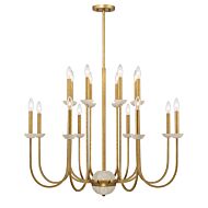 Oakhurst 16-Light Chandelier in Antique Gold