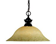 Z-Lite Pendant Lights 1-Light Pendant Light In Olde Bronze