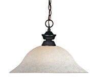 Z-Lite Pendant Lights 1-Light Pendant Light In Olde Bronze