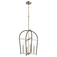 Four Light Entry Pendant by Quorum