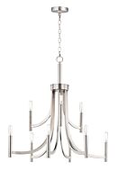 Lyndon 9-Light Chandelier in Satin Nickel