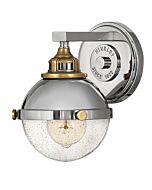 Fletcher 1-Light LED Bathroom Vanity Light in Polished Nickel