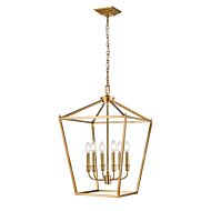 DVI Lundy'S Lane 6-Light Foyer Pendant in Multiple Finishes and Brass