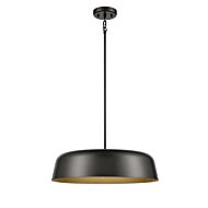 DVI Tuque 1-Light LED Pendant in Graphite