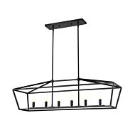 DVI Cabot Trail 6-Light Linear Pendant in Graphite