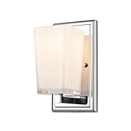 DVI Riverside 1-Light Wall Sconce in Chrome