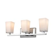 DVI Riverside 3-Light Bathroom Vanity Light in Chrome