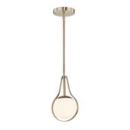 Fusion 1-Light Pendant in Brass