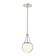 Fusion 1-Light Pendant in Pewter, Nickel, Silver