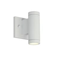 Portico Outdoor Wall Sconce in White