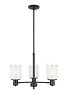 Norwood 3-Light Chandelier in Bronze / Dark