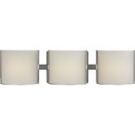 Arch LED 3-Light LED Bathroom Vanity Light in Brushed Nickel