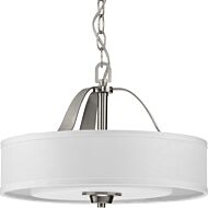 Kene 2-Light Semi-Flush Convertible in Brushed Nickel