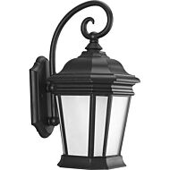 Crawford 1-Light Wall Lantern in Black